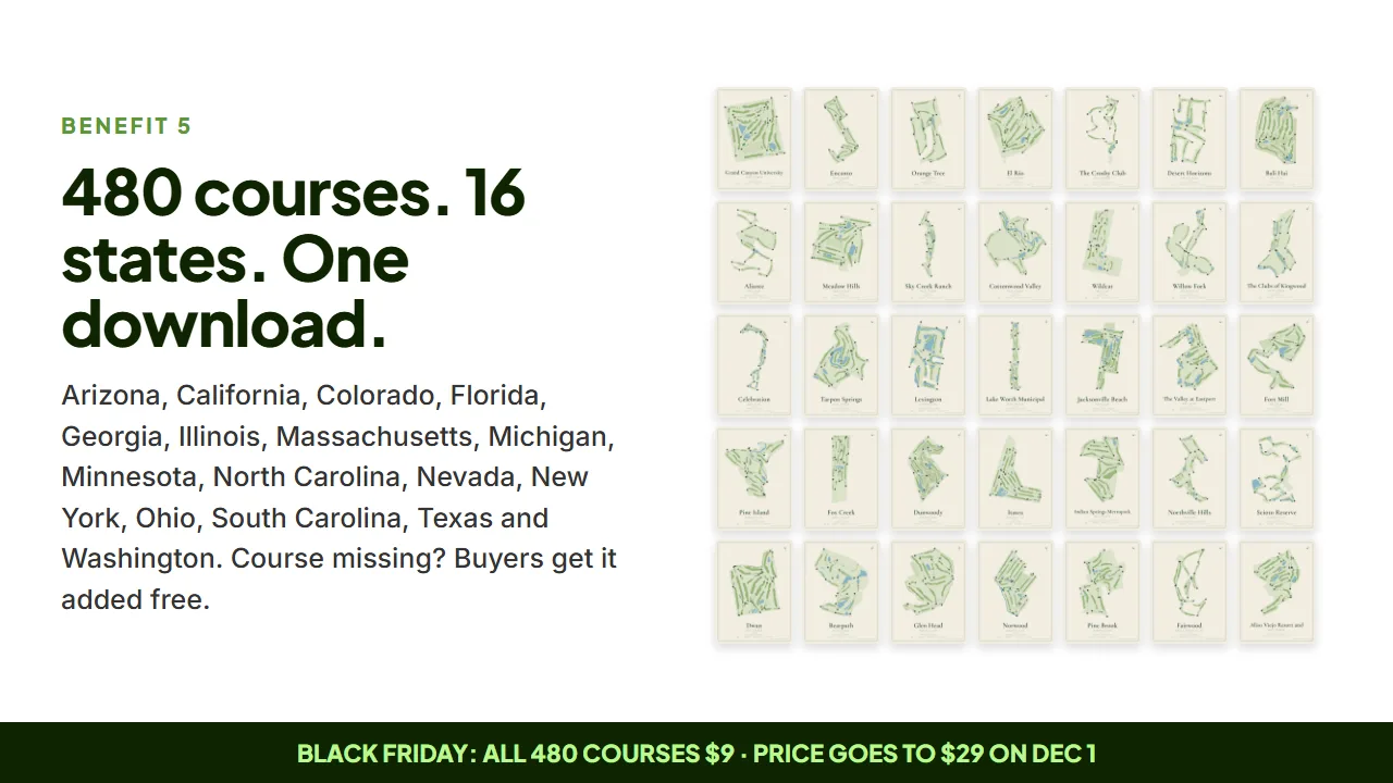 480 courses, 16 states, one download