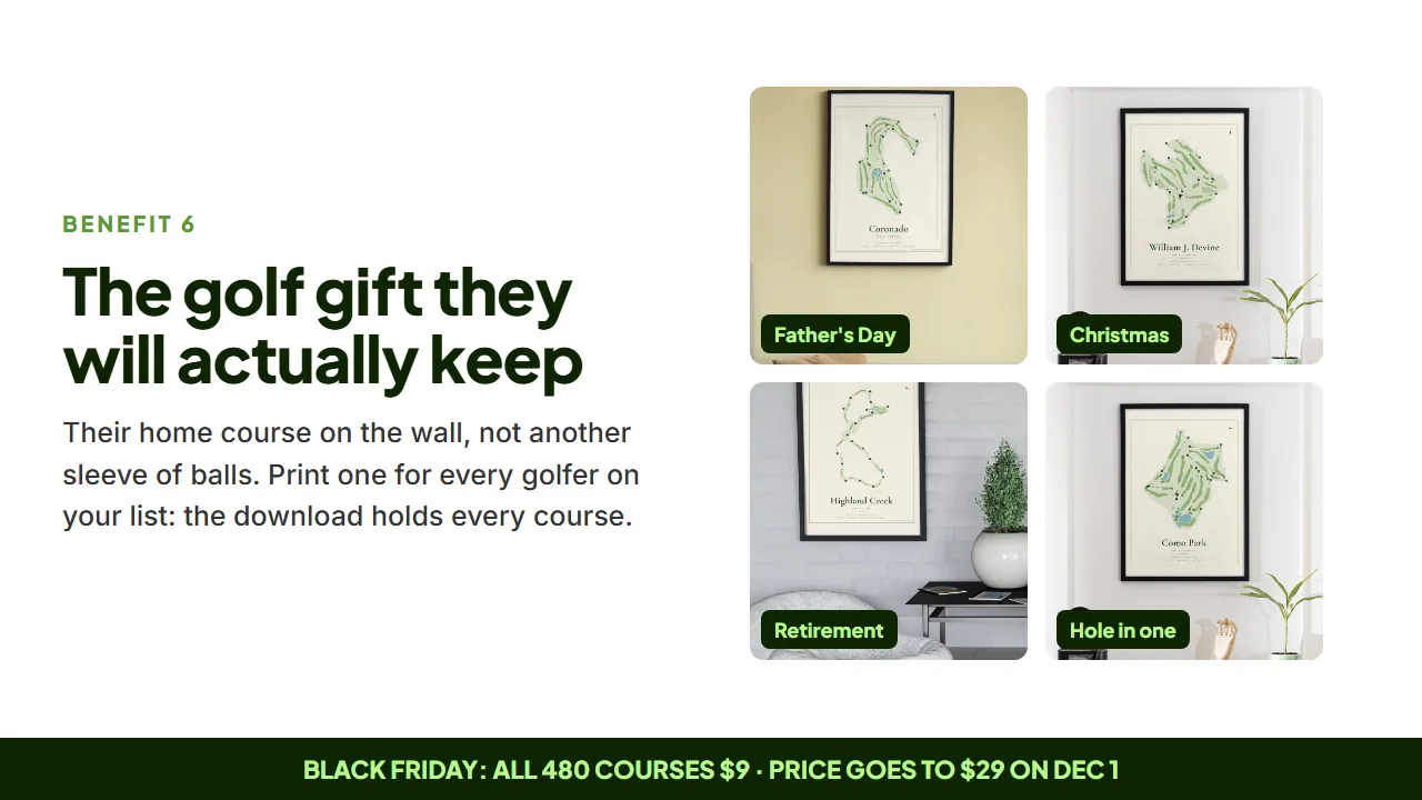 The golf gift they will actually keep