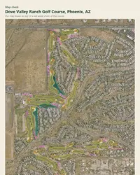 Dove Valley Ranch Golf Course map print, map check on an aerial photo