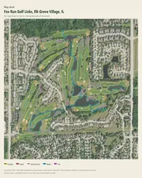 Fox Run Golf Links map print, map check on an aerial photo