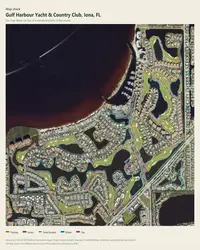 Gulf Harbour Yacht & Country Club map print, map check on an aerial photo