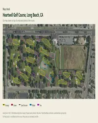 Heartwell Golf Course map print, map check on an aerial photo