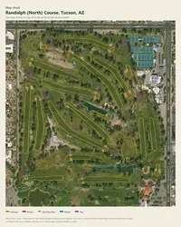 Randolph (North) Course map print, map check on an aerial photo