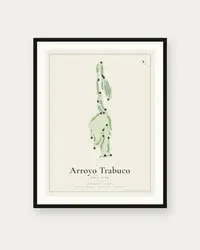 Arroyo Trabuco Golf Club‎ map print, framed poster