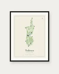 Tedesco Country Club map print, framed poster