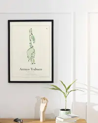 Arroyo Trabuco Golf Club‎ map print, in a second room