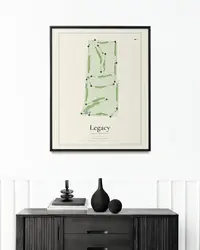 Legacy Golf Resort Phoenix map print, in a second room